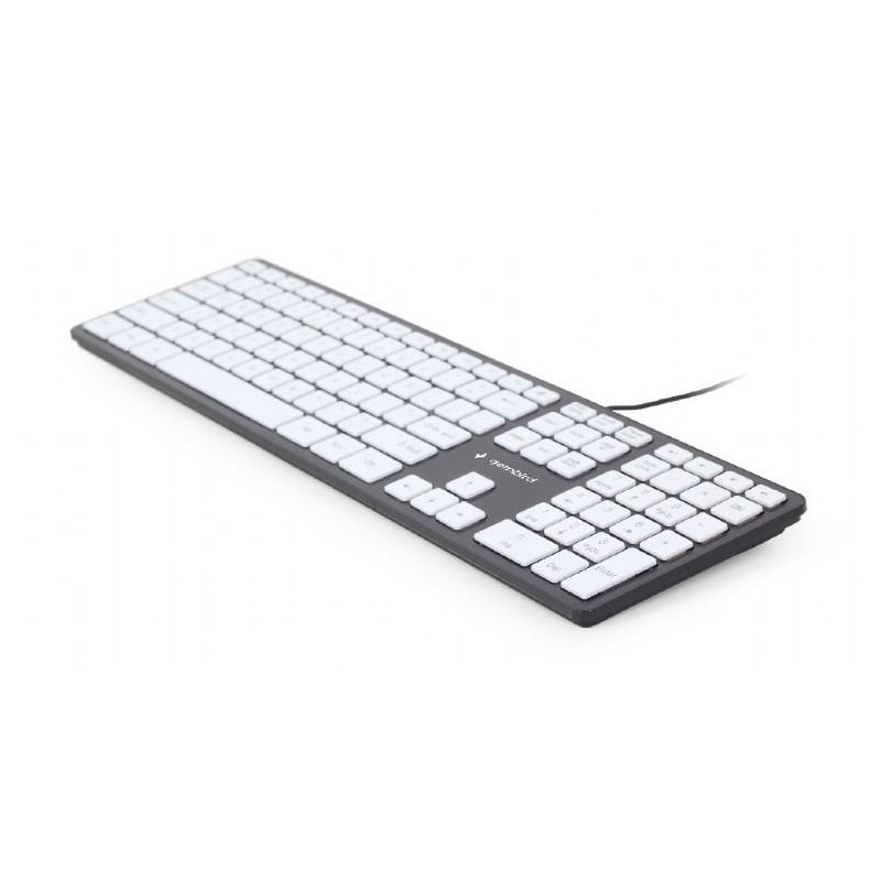 KEYBOARD MULTIMEDIA USB ENG/CHOCOL. KB-MCH-02-BKW GEMBIRD