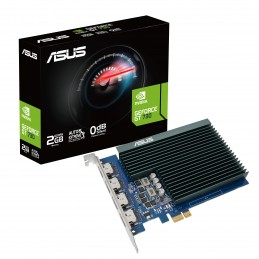 Asus | GT730-4H-SL-2GD5 | NVIDIA | 2 GB | GeForce GT 730 | GDDR5 | HDMI ports quantity 4 | PCI Express 2.0 | Memory clock speed 
