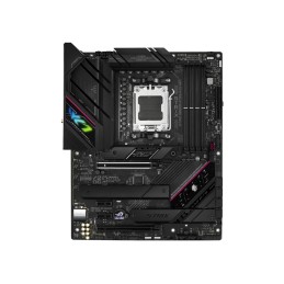 Asus | ROG STRIX B650E-F GAMING WIFI | Processor family AMD | Processor socket AM5 | DDR5 DIMM | Memory slots 4 | Supported hard