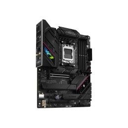 Asus | ROG STRIX B650E-F GAMING WIFI | Processor family AMD | Processor socket AM5 | DDR5 DIMM | Memory slots 4 | Supported hard