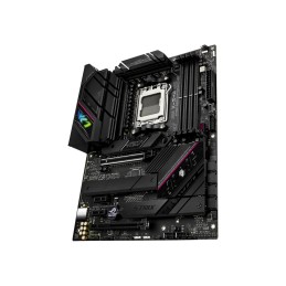 Asus | ROG STRIX B650E-F GAMING WIFI | Processor family AMD | Processor socket AM5 | DDR5 DIMM | Memory slots 4 | Supported hard