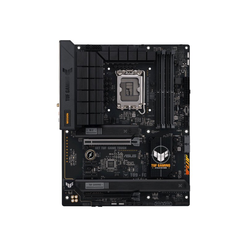 Asus | TUF GAMING B760-PLUS WIFI | Processor family Intel | Processor socket LGA1700 | DDR4 | Supported hard disk drive interfac