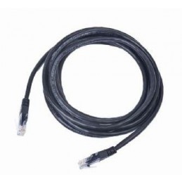 PATCH CABLE CAT5E UTP 1M/BLACK PP12-1M/BK GEMBIRD