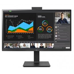 LCD Monitor|LG|27"|Panel IPS|2560x1440|16:9|5 ms|Speakers|Swivel|Pivot|Height adjustable|Tilt|Colour Black|27BQ75QC-B