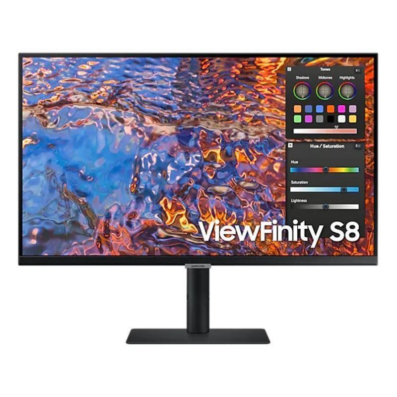 LCD Monitor|SAMSUNG|ViewFinity S8|32"|Business/4K|Panel IPS|3840x2160|16:9|60Hz|5 ms|Swivel|Pivot|Height adjustable|Tilt|Colour 