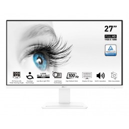 LCD Monitor|MSI|PRO MP273AW|27"|Business|Panel IPS|1920x1080|16:9|100Hz|Matte|4 ms|Speakers|Tilt|Colour White|PROMP273AW