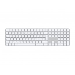 Apple Magic Keyboard with Touch ID and Numeric Keypad | Keyboard | Wireless | English | White