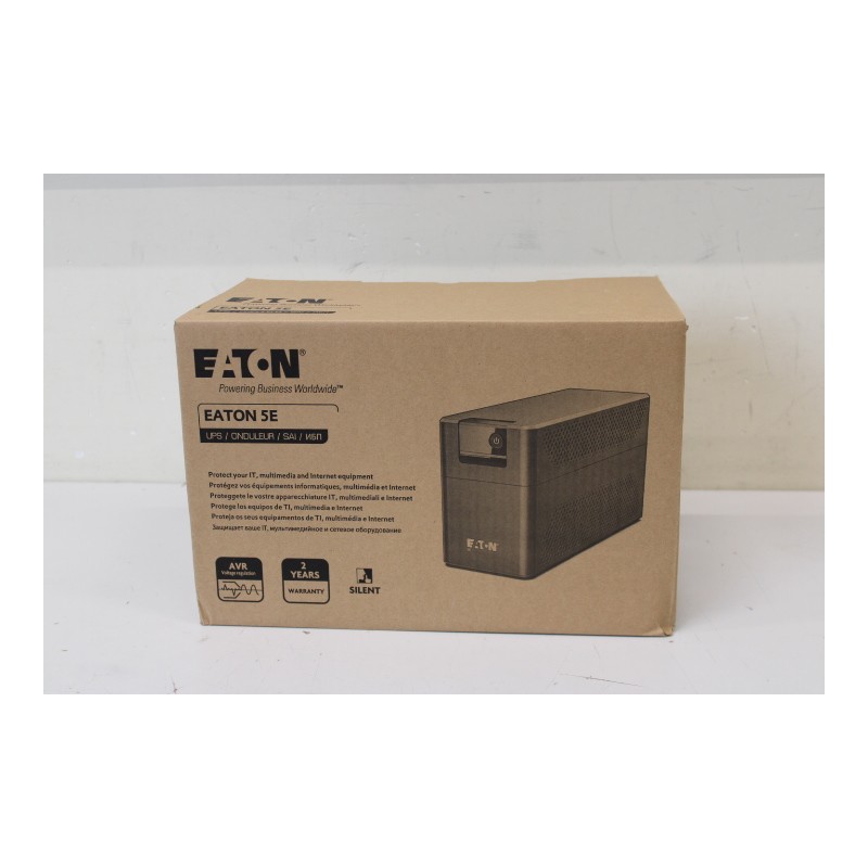 SALE OUT. Eaton UPS 5E Gen2 700I IEC | Eaton | UPS | 5E Gen2 700I IEC | 700 VA | 360 W | DAMAGED PACKAGING