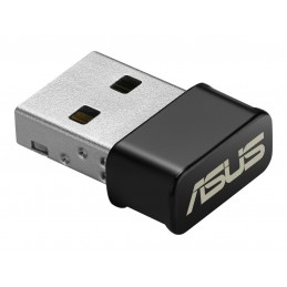 Asus | USB-AC53 NANO AC1200 Dual-band USB MU-MIMO Wi-Fi Adapter | 2.4GHz/5GHz | USB Dongle