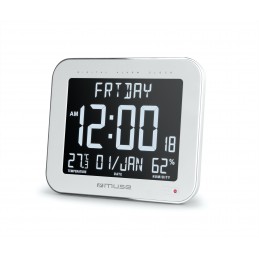 Muse | Wall Clock with Alarm Function | M-090 WMC | White