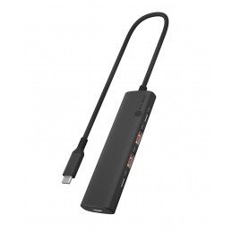 Raidsonic | 4-Port USB 3.2 Gen 2 Hub with Power Delivery | IB-HUB1437-CPD