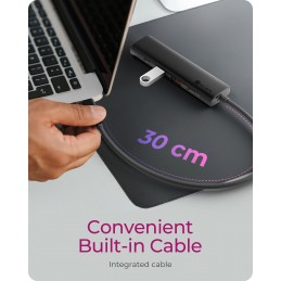 Raidsonic | 4-Port USB 3.2 Gen 2 Hub with Power Delivery | IB-HUB1437-CPD