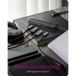 Raidsonic | 4-Port USB 3.2 Gen 2 Hub with Power Delivery | IB-HUB1437-CPD