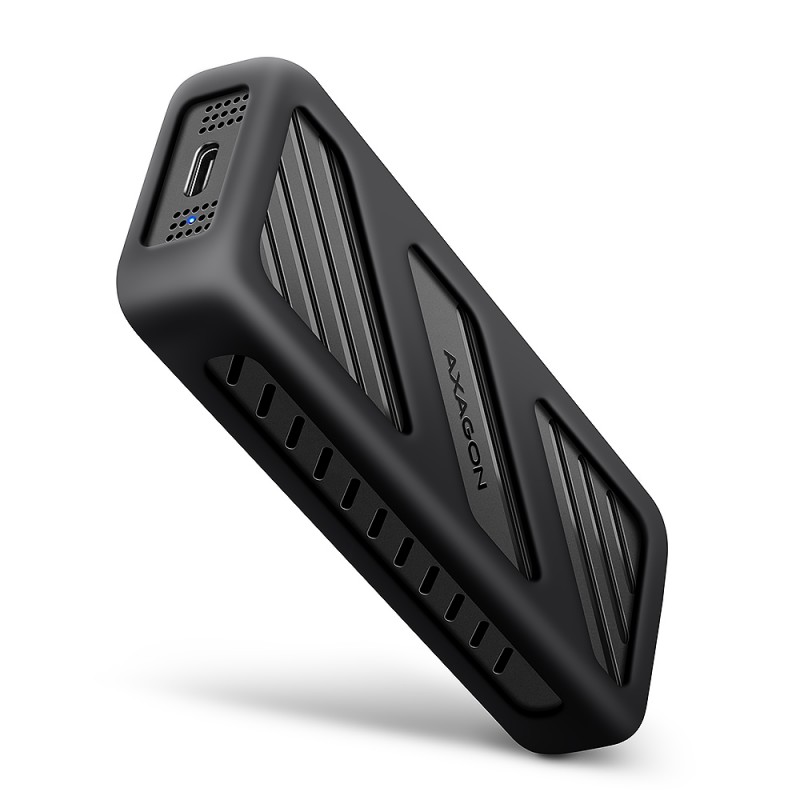 AXAGON USB-C 20Gbps - M.2 NVMe SSD ARMORED Box | EEM2-20G
