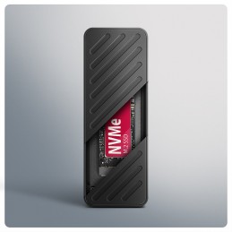 AXAGON USB-C 20Gbps - M.2 NVMe SSD ARMORED Box | EEM2-20G