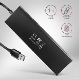 AXAGON SuperSpeed USB-A FLAT Hub | HUE-F7A