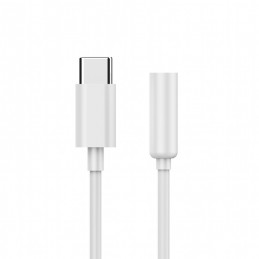 Cablexpert USB type-C plug to stereo 3.5 mm audio adapter cable, White | A-CM-3.5F-01