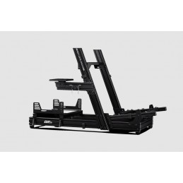 Next Level Racing | Aluminum Carbon Steel | Racing Simulator Cockpit | GTElite Wheel Plate Edition | Black