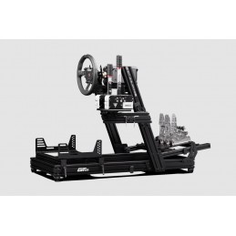Next Level Racing | Aluminum Carbon Steel | Racing Simulator Cockpit | GTElite Wheel Plate Edition | Black