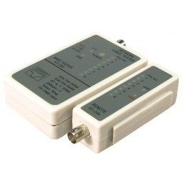 Logilink | Cable tester for RJ45 and BNC with remote unit