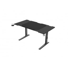 Genesis | Modular Gaming Desk | Holm 140 RGB | Anthracite Black