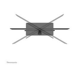 Neomounts DS45-430BL16 TV stand 1 screen - 37-70" - 0-40 kg - VESA 200x200-600x400 - height adjustment 11,6 cm - 70 swivel - bla