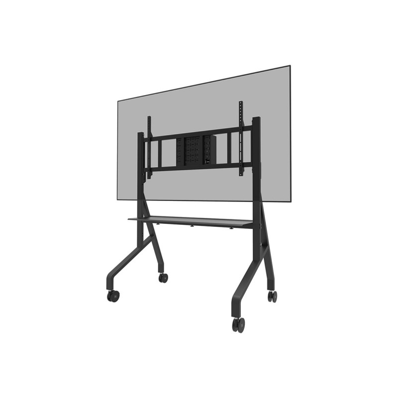 Neomounts MOVE Go XL FL50-575BL1 TV trolley - 65-110" - max 125 kg - manual h 129-139 cm - VESA 100x100-1100x600 - incl. hardwar