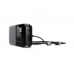 Sharp DR-P520(GY) OSAKA Pocket/Handheld Portable Digital Radio, Grey | Sharp