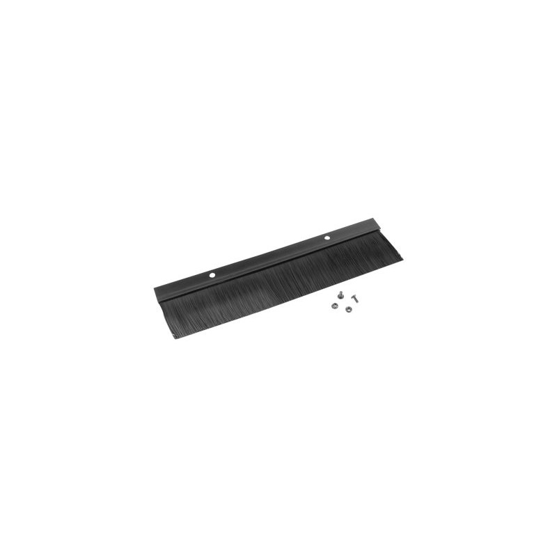 Lanberg AK-1102-B 19" cable entry brush panel, black | Lanberg
