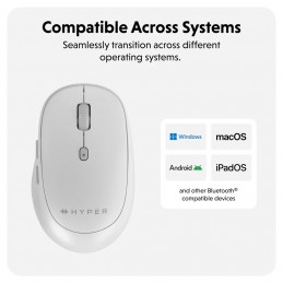Hyper Next Bluetooth Mouse | Wireless | White