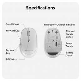 Hyper Next Bluetooth Mouse | Wireless | White
