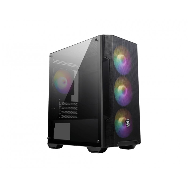 MSI | PC Case | MAG FORGE M100A | Black | Micro ATX Tower | Power supply included No | ATX