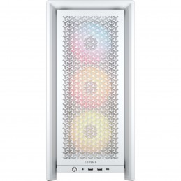 Corsair PC Case | Frame 4000D RS ARGB Modular | White | Mid-Tower | Power supply included No