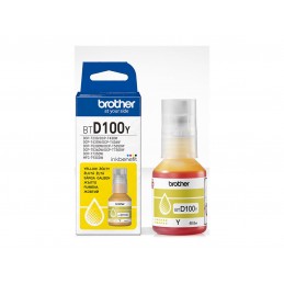 Brother BTD100Y Genuine Yellow Ink Bottle