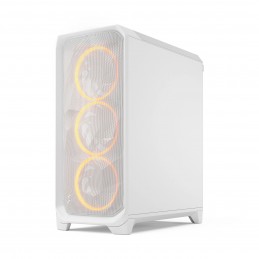 Fractal Design Meshify 3 | White RGB TG Clear Tint | Mid-Tower | Power supply included No | ATX