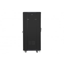 Lanberg | Rack cabinet 19" free-standing 27U/600x600 (flat pack) | FF01-6627-12B | Black