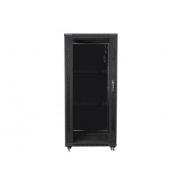 Lanberg | Rack cabinet 19" free-standing 27U/600x600 (flat pack) | FF01-6627-12B | Black