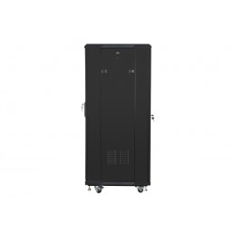 Lanberg | Rack cabinet 19" free-standing 27U/600x600 (flat pack) | FF01-6627-12B | Black
