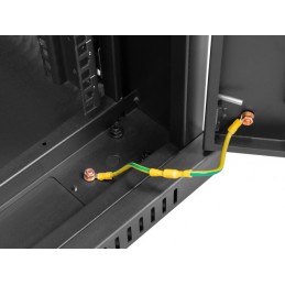 Lanberg | Rack cabinet 19" free-standing 27U/600x600 (flat pack) | FF01-6627-12B | Black
