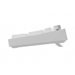 Genesis Thor 404 | Mechanical Gaming Keyboard | Wired | US | White | USB | Gateron Yellow Pro