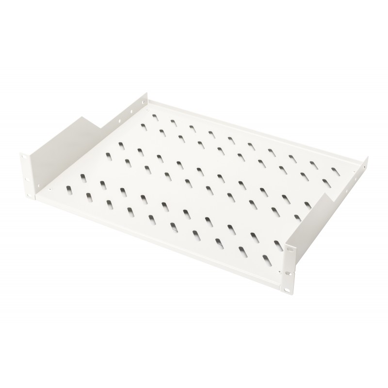 Digitus | Fixed Shelf for Racks | DN-97610 | White | Perfect for storage of components which are not 483 mm (19 ) suitable Slim 