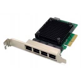 Digitus DN-10136 4-Port RJ45 RTL8125B, 2.5 GBits Server NIC