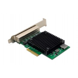 Digitus DN-10136 4-Port RJ45 RTL8125B, 2.5 GBits Server NIC