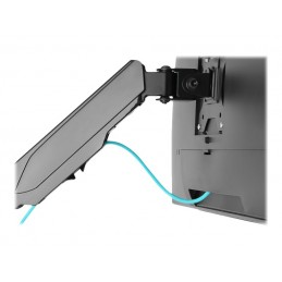 Digitus Wall mount | DA-90396 | Adjustable Height, Rotate, Tilt | 17-32 " | Maximum weight (capacity) 8 kg | Black