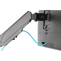 Digitus Wall mount | DA-90396 | Adjustable Height, Rotate, Tilt | 17-32 " | Maximum weight (capacity) 8 kg | Black