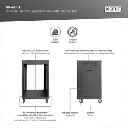 Digitus AVS Rack | DN-48001 | Black