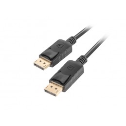 Lanberg DisplayPort Cable 19 Pin V1.2 4K, 3 m | CA-DPDP-10CC-0030-BK | DisplayPort to DisplayPort