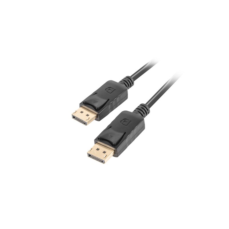 Lanberg DisplayPort Cable 19 Pin V1.2 4K, 3 m | CA-DPDP-10CC-0030-BK | DisplayPort to DisplayPort