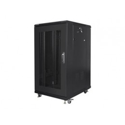 Lanberg | Rack cabinet 19" free-standing 22U/600x800 (flat pack) with mesh door | FF01-6822-23B | Black