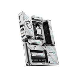 MSI B850 GAMING PLUS WIFI PZ | Processor family AMD B850 | Processor socket AM5 | DDR5 | Supported hard disk drive interfaces SA